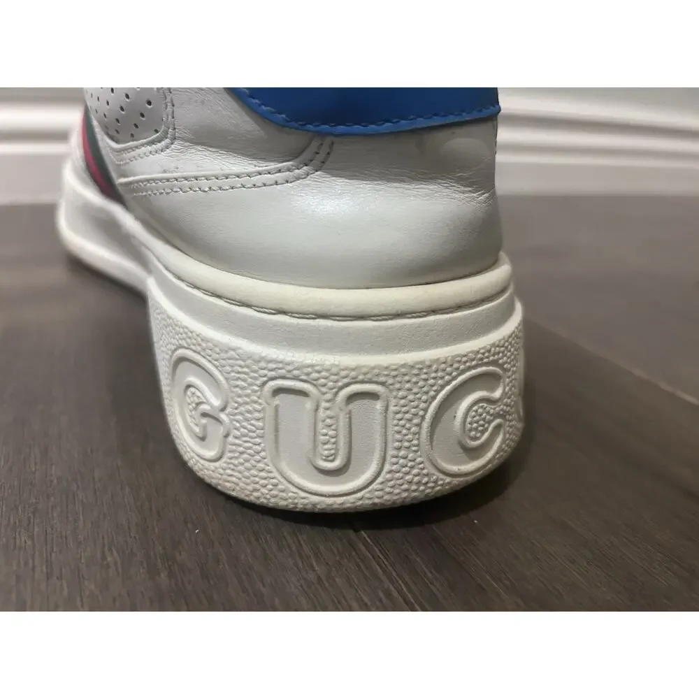 AUTHENTIC GUCCI CHUNKY B WEB STRIPE SNEAKERS GG SZ 11 (fits US 12) 669582